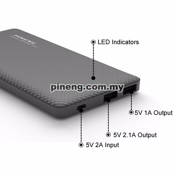 [Wholesale] PINENG PN-958 10000mAh Lithium Polymer Power Bank